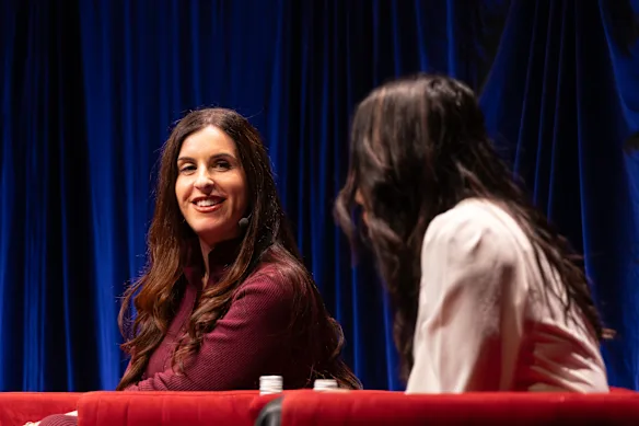 Randa Abdel-Fattah au Sydney Writers' Festival, qui a répondu présent à son invitation à l'auteur controversé.