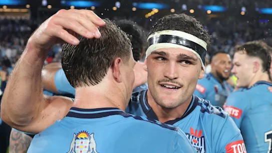 Nathan Cleary après la victoire de NSW dans Origin I.