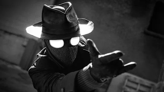 Nicolas Cage dans le rôle de l'Araignée dans Spider-Noir.