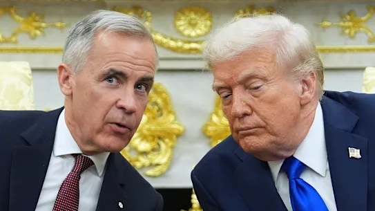 Mark Carney et Donald Trump étaient au centre de la scène à Davos avec des mots choisis.