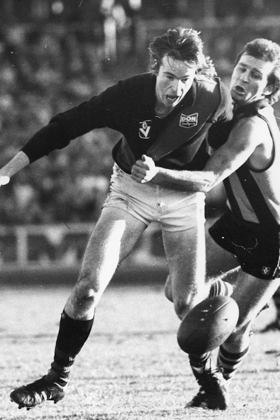 Neale Daniher aux couleurs d'Essendon en 1979.