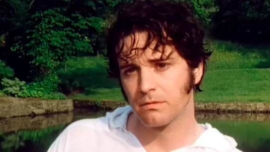 Colin Firth dans Orgueil et préjugés de la BBC.