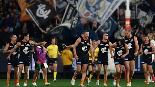 Carlton est de retour dans la course finale après trois victoires consécutives. 