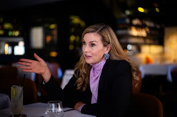 Julie Inman Grant au Gowings Bar and Grill à Sydney.