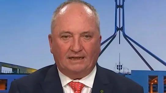 Barnaby Joyce lors de son interview sur Sky News.
