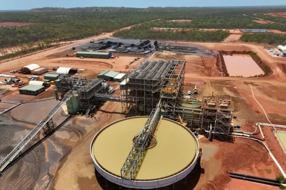 Sheffield Resources Thunderbird, exploitation de titane sur son projet de sables minéraux de Kimberley, en Australie occidentale.