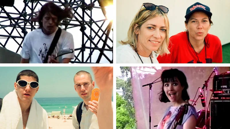Tamra Davis dans The Best Summer avec Kurt Cobain, Kim Gordon, Kathleen Hanna, Beastie Boys