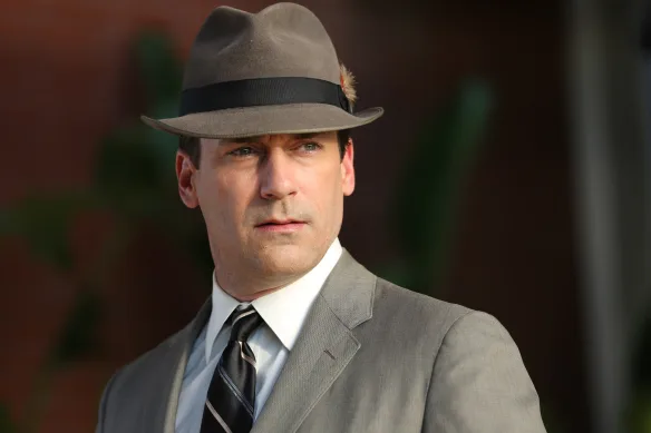 Jon Hamm dans le rôle de Don Draper dans Mad Men.