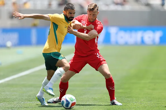 Aziz Behich s'est bien comporté lors du match nul 1-1 entre l'Australie et la Suisse.