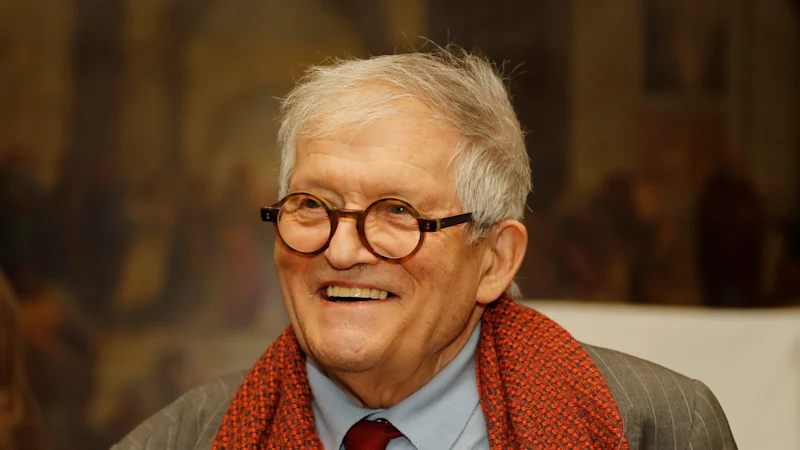 Vale : David Hockney, artiste réputé pour ses scènes de piscine, décède à l'âge de 88 ans
