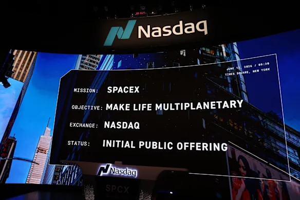 SpaceX est entré dans l’histoire avec la plus grande introduction en bourse jamais réalisée.