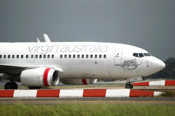 Un 737 MAX 8 de Virgin Australia.