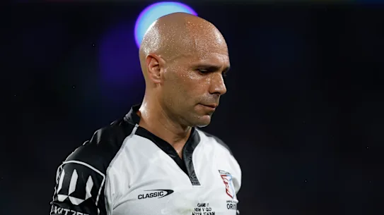 Ashley Klein doit arbitrer le deuxième match de la série Origin mercredi soir.