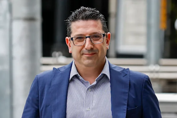 Paul Chiodo devant le Tribunal fédéral l'année dernière lors des examens obligatoires des liquidateurs de Keystone Asset Management. 