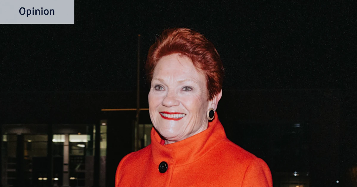 Pauline Hanson est sur un pivot vers le juste milieu