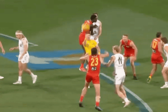 Daniel Rioli pourrait faire l'objet d'un examen minutieux pour cette collision.