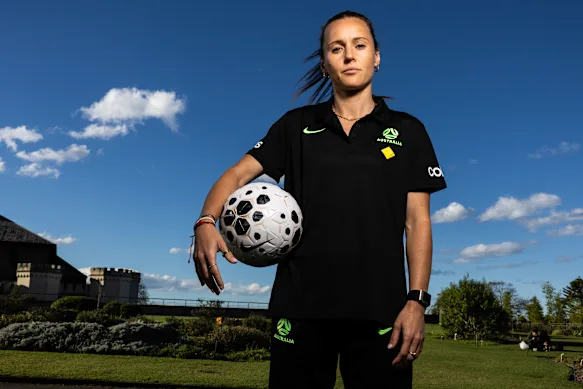 L'ailier des Matildas Hayley Raso.