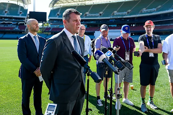 Mike Baird, président de Cricket Australia.