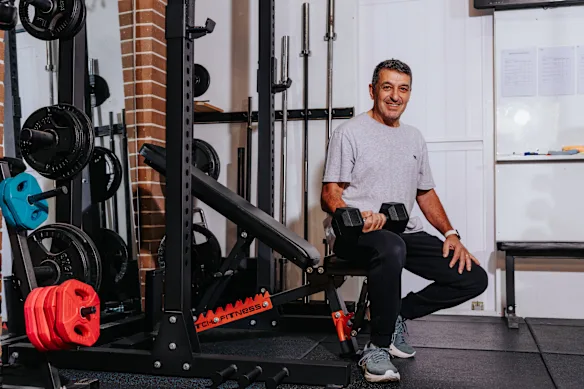 Robert Catanese, 66 ans, a découvert sa perte musculaire alors qu'il était en semi-retraite.
