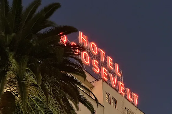 L'hôtel Hollywood Roosevelt est imprégné du folklore de Los Angeles et de l'industrie cinématographique.