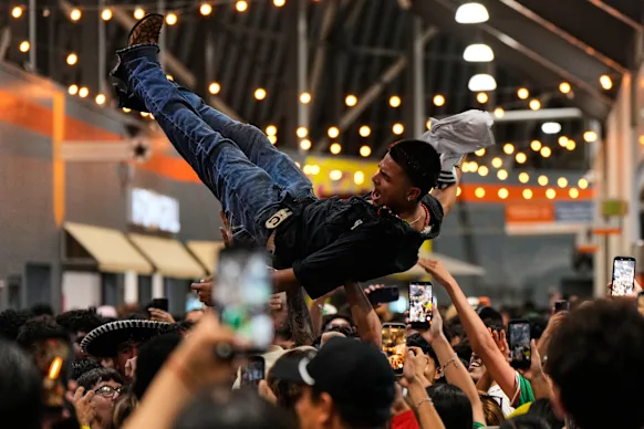 Fans mexicains à Houston.