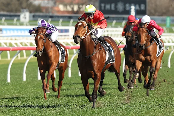 Glorious Moments gagnant à Randwick en juillet de l’année dernière.