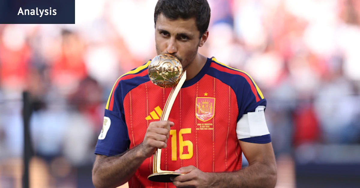 Finale de la Coupe du Monde de la FIFA, Espagne contre Argentine : Rodri remporte le Ballon d'Or en tant que joueur du tournoi