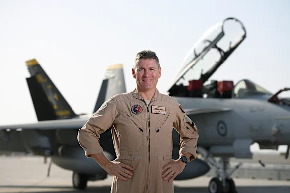Terry van Haren était commandant du groupe opérationnel aérien de la Royal Australian Air Force en 2017. 