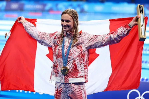 La sensation canadienne de la natation Summer McIntosh.