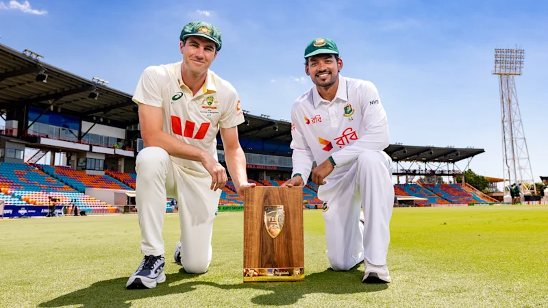 Équipe de cricket Australie contre Bangladesh : Hazlewood bat Boland pour le test à Darwin