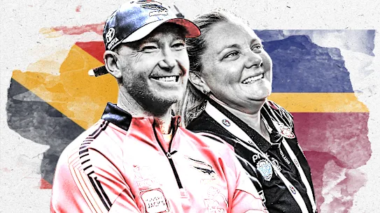 Murray Davis et Bree Brock, couple puissant de l'AFL