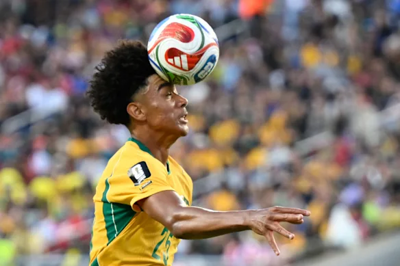L'Australien Lucas Herrington a joué au-delà de son âge lors de la Coupe du monde.