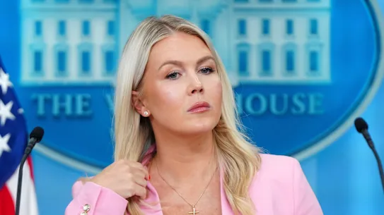 Karoline Leavitt, attachée de presse de la Maison Blanche.