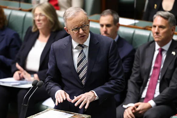 Premier ministre Anthony Albanese.
