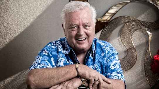 Le musicien Johnny Young chez lui à Perth, en Australie occidentale.