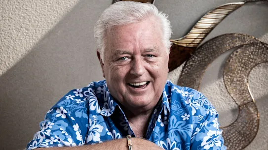 Présentateur et chanteur de Young Talent Time Johnny Young en 2018.