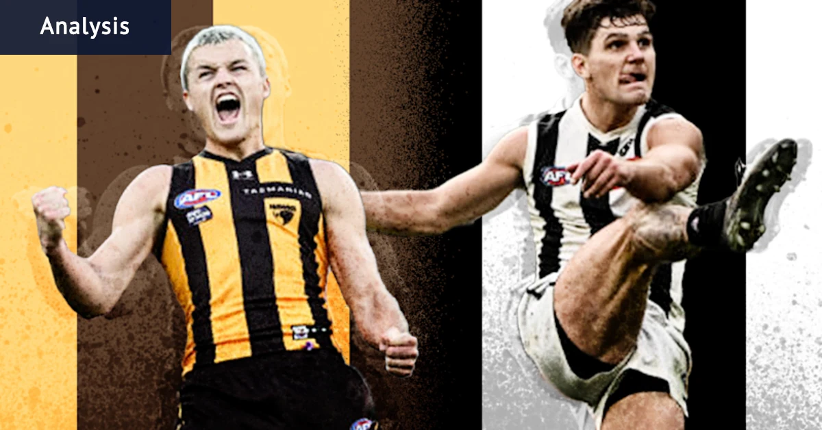 Deux attaquants, deux mentalités : les philosophies contrastées qui animent les Hawks et les Magpies