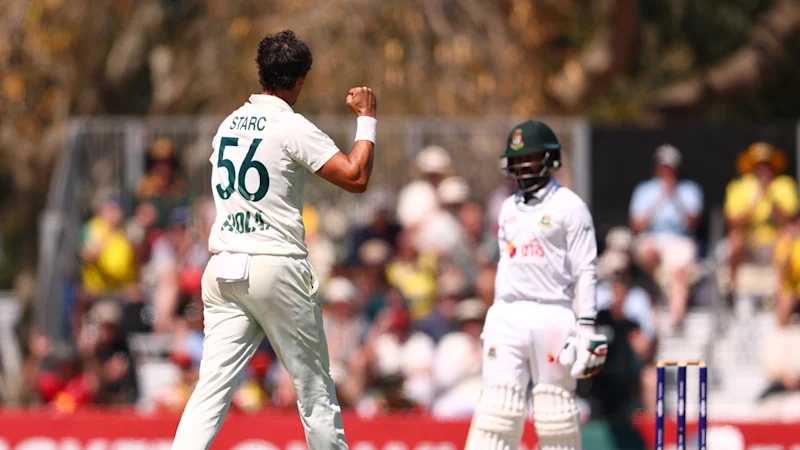 Deuxième test Australie vs Bangladesh : Cameron Green continue de progresser, alors que Mitchell Starc défend le terrain de Mackay