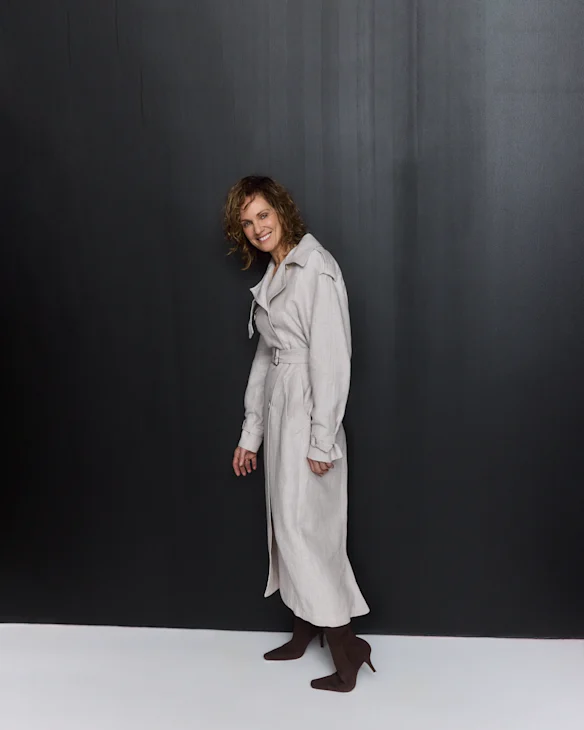 Trench-coat Max Mara. Bottes Senso.