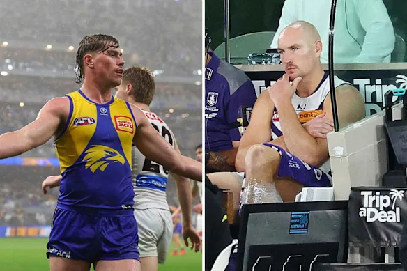 Harley Reid pourrait avoir des ennuis à cause d'un plaquage à la fronde tandis que Brennan Cox pourrait rater des matchs en raison d'une blessure.