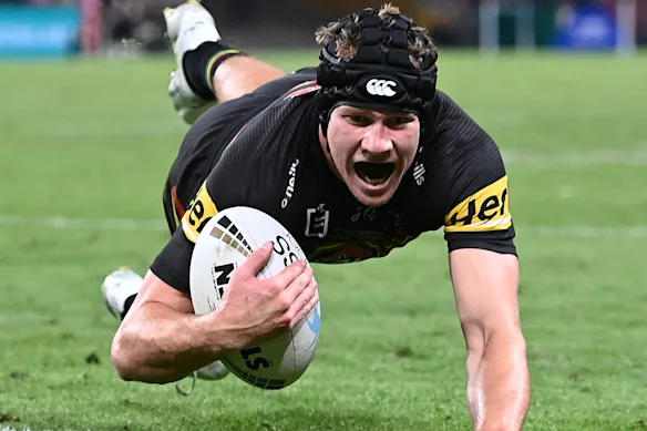 Matt Burton a remporté les honneurs du centre Dally M de l'année lorsqu'il était à Penrith.