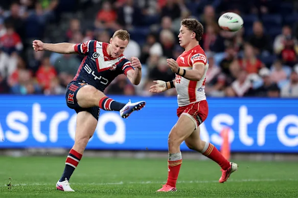 Daly Cherry-Evans en action contre les Dolphins. 