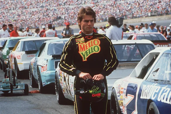 Cruise en tant que chauffeur Cole Trickle dans le film de 1990.