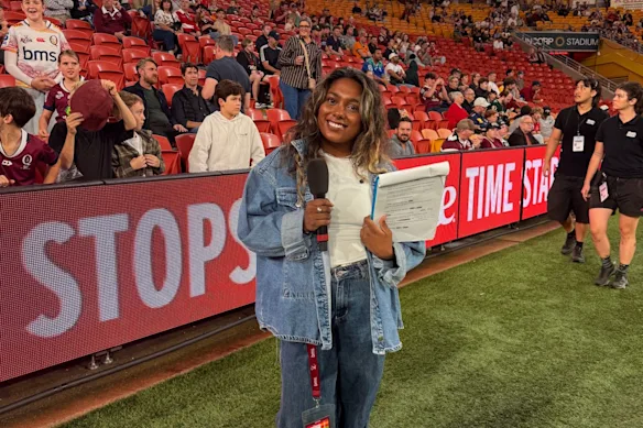 Neha Kumar a lancé la page Instagram Watch Her Footy après avoir découvert NRLW il y a quatre ans.