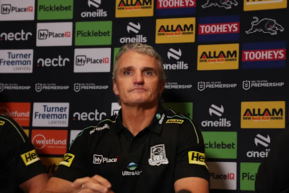 L'entraîneur des Panthers, Ivan Cleary.