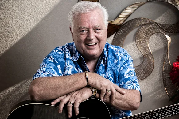 Le musicien Johnny Young chez lui à Perth, en Australie occidentale, en 2018.