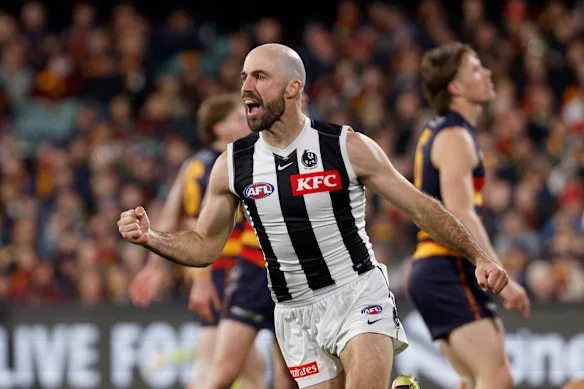 Même s'il approche de la fin de sa carrière, Steele Sidebottom a encore un rôle énorme à jouer pour les Pies.