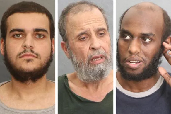 De gauche à droite : Hamza Elbaf, Hicham Zahab et Yusuf Yusuf