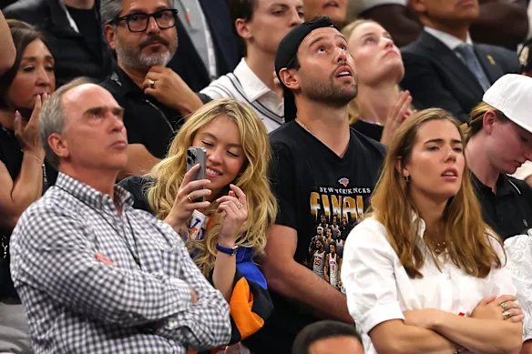 L'acteur Sydney Sweeney a vu les Knicks de New York remporter le titre NBA en juin.