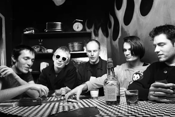 Radiohead à New York en 1993.